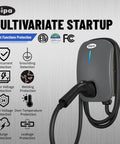 Level 2 EV Charger 11.5kW 48A 208 To 240V J1772 Connector with eight protection functions shown