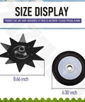 Border Edger Attachment Kit For Earthquake Cultivators MAC MC33 MC43 MC440 Series Replaces 15073 size display chart