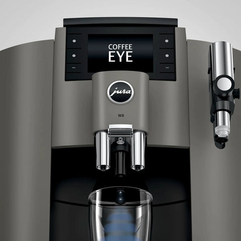 Grab This Slick Automatic Coffee Maker For Cranking Out Seventeen Specialty Brews And Custom Strength Settings Perfect For Handling The Daily Grind At Home Or Work, featuring gray inox design and display.