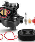 Replacement Carburetor 799584 For 550EX 625EX 675EX 725Exi Engines With Air Filter Kit shown with gaskets and spark plug