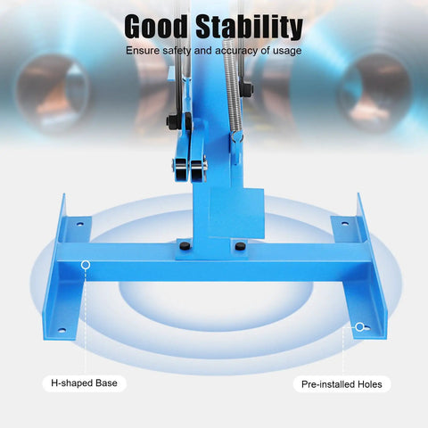 Top Shelf Manual Metal Stretcher Shrinker With Foot Pedal And Heavy Duty Jaws For Auto Body Repair Hella Smooth Sheet Metal Bending And Panel Shaping On Rolling Stand Straight Up Pro Grade Workshop Essential