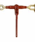 Jaw Eye Ratchet Load Binder For Beefy Heavy Duty Tie Down 13,000 Lbs Working Load, 39,000 Lbs Max Capacity, Forged Steel