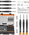 All In One Eyeglass Repair Kit With Eight Screwdriver Types Sixteen Screw Sizes Twelve Nose Pad Pairs Curved Tweezer Three In One