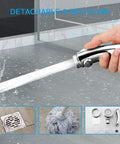 Detachable Handheld Shower Head With 3 Settings High Pressure Water Saving 360 Degree Rotating With On Off Pause Switch in use