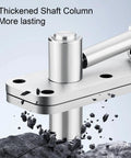 Hidden Door Hinge For Secret Doors And Bookcase Shelves 600 Lbs Load Bearing Stainless Steel Pivot Hinge with thickened shaft