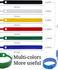 Reusable Hook And Loop Cable Ties Pack Of 150 In 5.9 Inch Length For Neat Cords And Cables With Strong Adhesion And Adjustable Length Ideal For Home Office Garage And Tech Gear Organization, multi-color 5.9-inch nylon ties