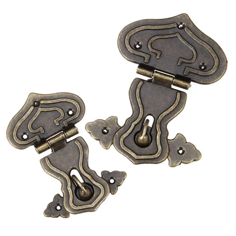 Vintage Zinc Alloy Box Hasp Lock For Jewelry Boxes Suitcases And Furniture Durable Old School Latch Clasp Hardware In 108x74x77mm