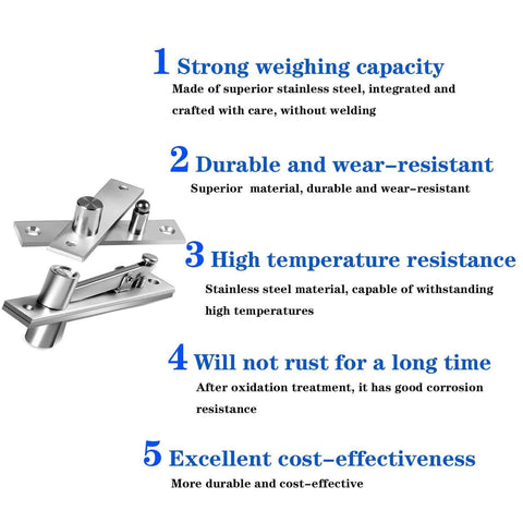 Hidden Door Pivot Hinges For Murphy Doors And Bookcase Hidden Doors, stainless steel with ball catch, showcasing features and durability