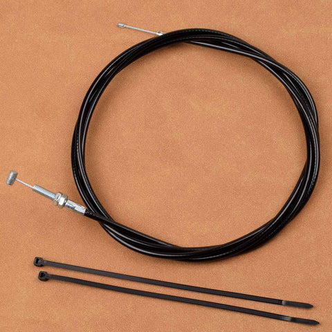75 Inch Universal Throttle Cable Kit For 90Cc 110Cc 125Cc 150Cc Go Kart Mini Bikes Dirt Bikes Gas Scooters Buggy And Lawn Mower Heavy Duty Includes 1 Throttle Cable And 2 Tie Cables