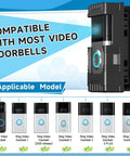 No Drill Anti Theft Doorbell Mount For Blink And Ring Video Doorbells With 360 Degree Coverage And Adjustable Angle Fits Models 1 Through Pro