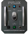 Control panel of 2 HP 220V HEPA Cyclone Premium Beast Dust Collector with buttons and switches for operation.