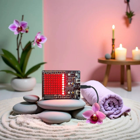 LED Chaser Soldering Practice Kit With 81 LEDs On A Handy PCB Board For STEM Electronics Projects And School Learning Diy EK1974