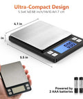 High Precision Jewelry Scale With 0.01g Accuracy And 1000g Capacity Portable Digital Gram Scale for precise measurements