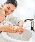 Automatic Smart Sensor No Touch Bathroom Faucet For Vessel Sink With Deck Plate Hole Cover Motion Activated Hands Free Water Saving