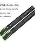 20-Pair Soft Close Side Mount Drawer Slides Full Extension Telescopic Cabinet Rails, thickened steel, silent cushioning, 45 wide.