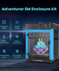 DIY 3D Printer Enclosure Kit For Quiet, Safe Printing with display of features like odor isolation and noise reduction