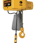 Dead Serious Single Speed Electric Chain Hoist Packing A Beefy Two Ton Capacity And A Quick Ten Foot Lift Stretch with hook and controls.