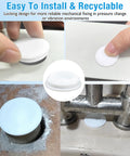 4 Pack 60 Mm Silicone Rubber Plugs Snap In Locking Hole Plugs installed in various settings for sealing and securing, easy install guide.