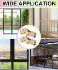 Wide application of 2 Pack Sliding Door Rollers Replacement Kit With 1-1/4 Inch Tandem Wheels Ball Bearing For Rear Sliding Doors