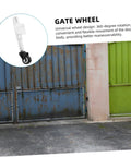 Heavy Duty Spring Loaded Gate Roller Caster For Smooth Sliding Fence Wheels Universal Support Units with 360-degree rotation feature.