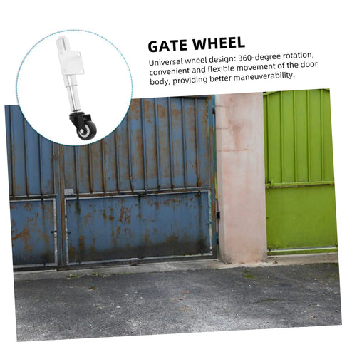 Heavy Duty Spring Loaded Gate Roller Caster For Smooth Sliding Fence Wheels Universal Support Units with 360-degree rotation feature.