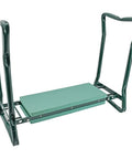 Two In One Foldable Garden Kneeler And Seat With Cushioned EVA Foam For Back And Knee Relief, Heavy Duty Metal Frame