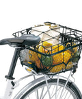 Elastic Cargo Net for Bike Baskets Keeps Your Gear Secure on Every Ride, Fits TrolleyTote and Most Basket Setups, Durable Nylon With Coated Hooks
