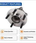 Rear Wheel Hub Bearing Assembly With Encoder ABS Fits Mazda 6 2014 Through 2020 And Mazda CX5 2013 Through 2020 for easy install