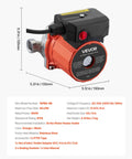 Real Deal Hot Water Recirculating Pump featuring 10 Gpm Flow and 3 Speed Settings for instant home comfort, stainless steel head.