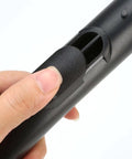 Close-up of Miele Curved Hose Extension for S2110 S501 S524 and C1 C2 C3 Canister Vacuums showing plastic grip tube attachment