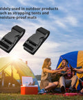 Three Pack Heavy Duty Nylon Tie Down Straps with Buckles, Adjustable 1 Inch by 47 Inch, outdoor camping scene