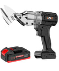 Powerful 21V Cordless Electric Metal Shears With 2.0Ah Battery and Chrome Vanadium Blade