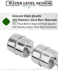 Stainless Steel Double Ball Float Switch for Water Level Control in tanks, pools, sinks, fish tanks, 304 stainless steel