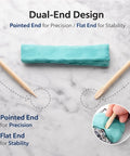 Watch Cleaning Putty With 5 Assist Sticks showing dual-end design with pointed and flat ends on marble surface