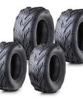 Go Kart Tire Set Four Front 145/70-6 And Rear 16x8-7 With Fox Like Directional Tread For Mud Snow And Sand 4 Ply Durable