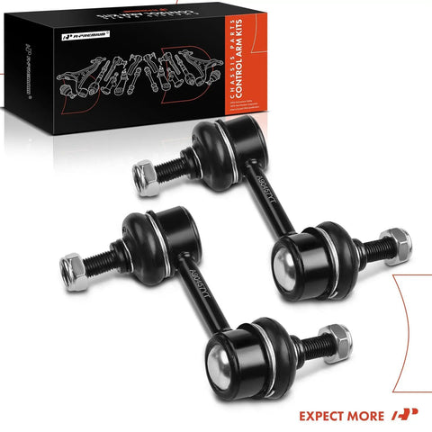 Two Pack Front Sway Bar Links Stabilizer Bar Link Set For Honda Accord 2003 To 2012 Crosstour 2010 To 2015 And Acura TSX 2004 To 2014 Durable Upgrade For Smoother Steering And Improved Handling with packaging displayed.