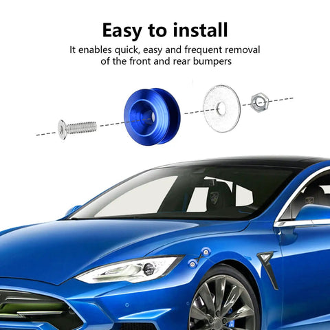 Heavy Duty Car Bumper Quick Release Kit With Aluminum Alloy Fasteners For Front And Rear Bumpers Universal Double Spacer Bracket