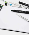 The Book A4 Spiral Notebook With 80 Pages Of Extra White 300g Marker Paper For Alcohol Markers Double Sided And Micro Perforated