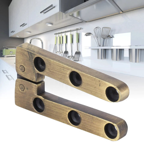 2 Pack Heavy Duty Pivot Hinge For Wood Doors With 90 Degree Rotation Ideal For Hidden Bookcase Doors And Secret Doors