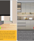 Under Cabinet Foot Pull Opener 4.5 Inch Matte Black Hands Free Toe Kick for flush cabinet frames installation guide.