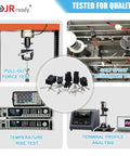 Micro-Fit 3.0 2 Pin Connector Kit Dual Row 2 Circuits Receptacle Housing Plug 3.0mm Pitch For 20-24 AWG Wires Testing