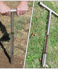 Heavy Duty Soil Sampler Kit With Stainless Steel Core Probes For Soil Testing And Sampling Easy To Use For Clay Loam Wet Or Dry Soils Bale Sampler Probes Included Ideal For Garden Lawn Care Agriculture Forestry And Golf Courses
