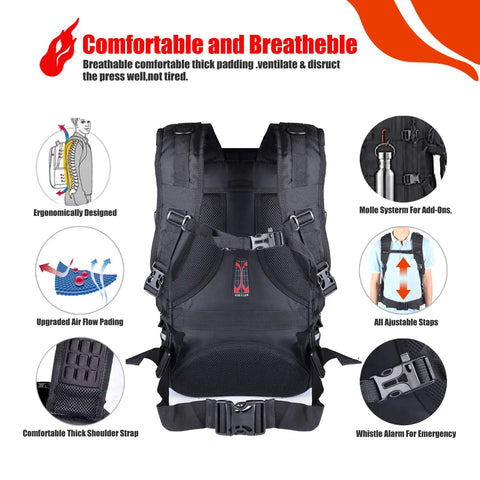 Waterproof Motorcycle Helmet Backpack With USB Port ✓