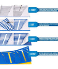Four-step assembly guide for the 5S Shadow Foam Tool Box Organizer Kit In Two Color For Easy Visual Tool Management.