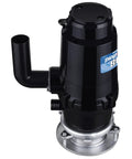 Compact One Third HP Garbage Disposal With Anti Jam Torque Master Stainless Steel Grinding System under sink black