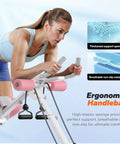 Your New Home Gym Essential With This Adjustable Ab Trainer featuring ergonomic handles and padded supports for comfort.