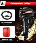 Nazeaob 2 Stroke 18HP Outboard Motor For Fishing Boats 246CC Heavy Duty Engine With CDI Ignition and accessories