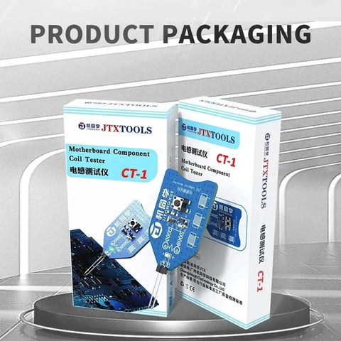 Product packaging of Go-To Inductor Coil Tester For PC And Phone Motherboards, CT 1 Electromagnetic Induction Fault Locator