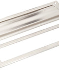 Steel Mail Slot With Satin Nickel Finish, Spring Loaded Front Plate, Interlocking Flap For Tight Closure, 11 Inch Wide By 2.3 Inch High Slot