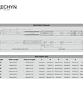 Diagram of Six Pairs 16 Inch Soft Close Drawer Slides Beefy Quiet Glide Heavy Duty Full Extension Ball Bearing Self Closing Rails.